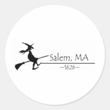 Salem, mA 1626 Autocollants Ronds
