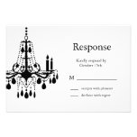 Salle de bal grande RSVP (blanche) Invitations Personnalisables