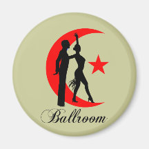 Salle de bal magnets pour réfrigérateur