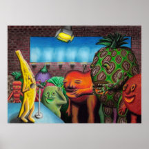 "Salle de spectacle de banane " Poster
