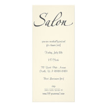 Salon Custom Uitnodging