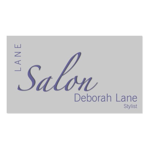 Salon Modèle De Carte De Visite
