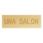 SALON UNA VISITEKAARTJES SJABLOON