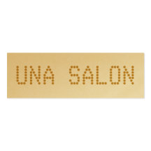 SALON UNA VISITEKAARTJES SJABLOON