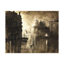 Salut 1905 de canal grand de Venise Impressions Sur Toile