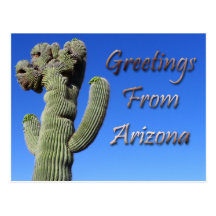 Salutations d'Arizona Carte Postale