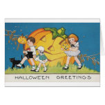 Salutations de Halloween Cartes De Vœux
