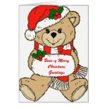 Salutations de Joyeux Noël d'Ours-y Cartes