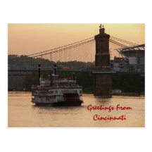 Salutations FromCincinnati Carte Postale
