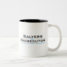 Salyers pour la tasse de café de procureur