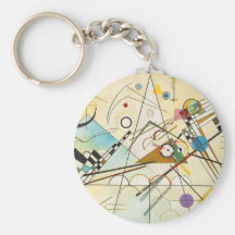 Samenstelling VIII van Kandinsky Zeer belangrijke  Sleutel Hangers