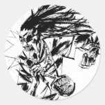 Samenwerking van Jon van Lil de "door Jim Mahfood  Sticker