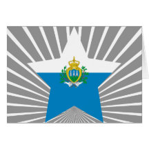 San+De Ster van Marino Wenskaart