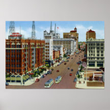 San Diego la Californie Broadway Posters