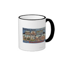 San Diego, la Californie - grandes scènes de lettr Tasse À Café