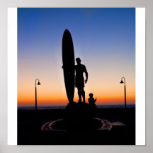 San Diego surfer Posters