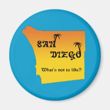 San Diego--wat is niet aan gelijkaardig? Koelkast Magneet