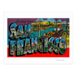 San Francisco, de Scènes van de Brief CaliforniaLa Wenskaart