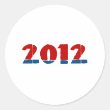 Sarah Palin 2012 Ronde Sticker