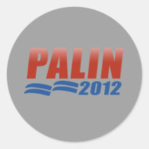 Sarah Palin 2012 Ronde Stickers
