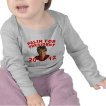 Sarah Palin pour le président 2012 T-shirt