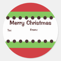 Sassy Etiketten van de Gift van Kerstmis stickers