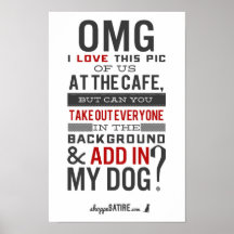 Satire de magasin - humour pour des photographes poster