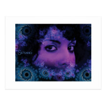 Satsangi toujours sur mon esprit 2 cartes postales