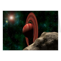 Saturn aiment la planète carte