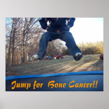 Sautez pour le cancer de l'os ! ! poster