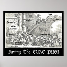 Sauvegarde de l'EURO PIIGS Affiches