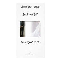 Sauvez la carte de date photocarte customisée