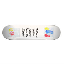 Sauvez la planche à roulettes de la terre