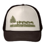Sauvez le chapeau de camionneur d'arbres casquette
