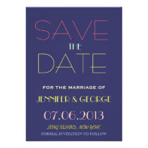 Sauvez le faire-part d'invitation de date invitations