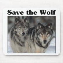 Sauvez le loup tapis de souris