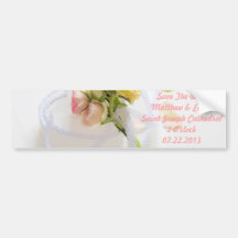 Sauvez le mariage de date autocollants pour voiture