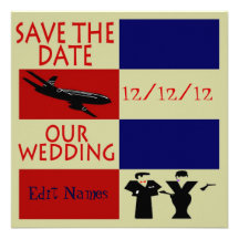 SAUVEZ LE MARIAGE DE DATE INVITATIONS PERSONNALISÉES