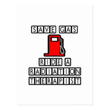 Sauvez le tour de gaz… un thérapeute de rayonnemen carte postale