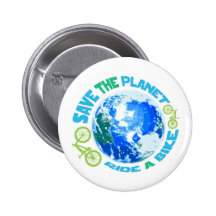 Sauvez le tour de planète un vélo pin's
