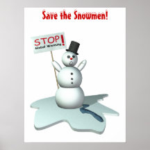 Sauvez les bonhommes de neige ! affiches