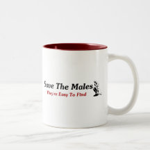 Sauvez les mâles - assis tasse