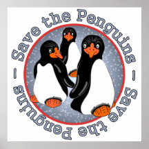 Sauvez les pingouins affiche