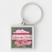 Sauvez les roses de date porte-clés