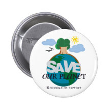 sauvez notre planète pin's