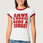 Sauvez un cheval t-shirts