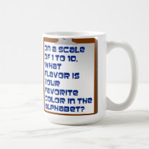 Saveur de la tasse d'alphabet