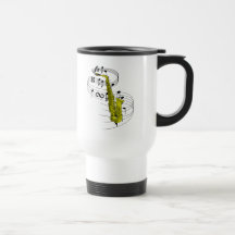 Saxofoon Koffie Beker