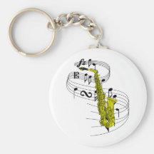 Saxofoon Sleutelhanger