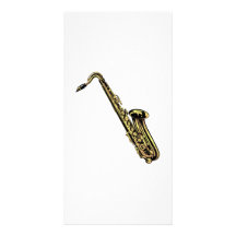 Saxophone Photocarte Personnalisée
